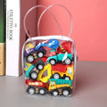 6pcs Car Model Toy Pull Back Car Toys Mobile Vehicle Fire Truck