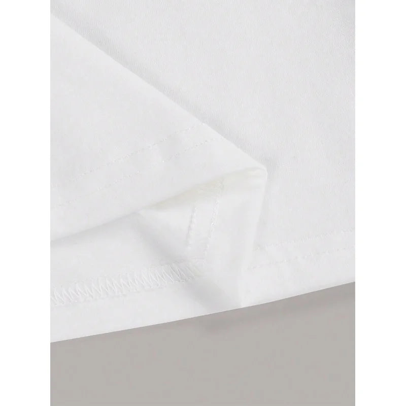 American Retro Spider Print White Strapless Women's Elastic