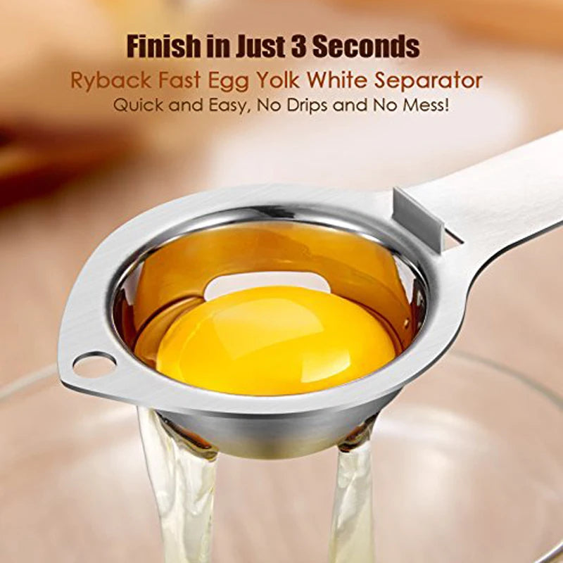 Egg Shell Opener Hard Soft Boiled Egg Cups Stainless Steel Egg White Yolk Separator Eggshell Cutter Remover Kitchen Tools Gadget