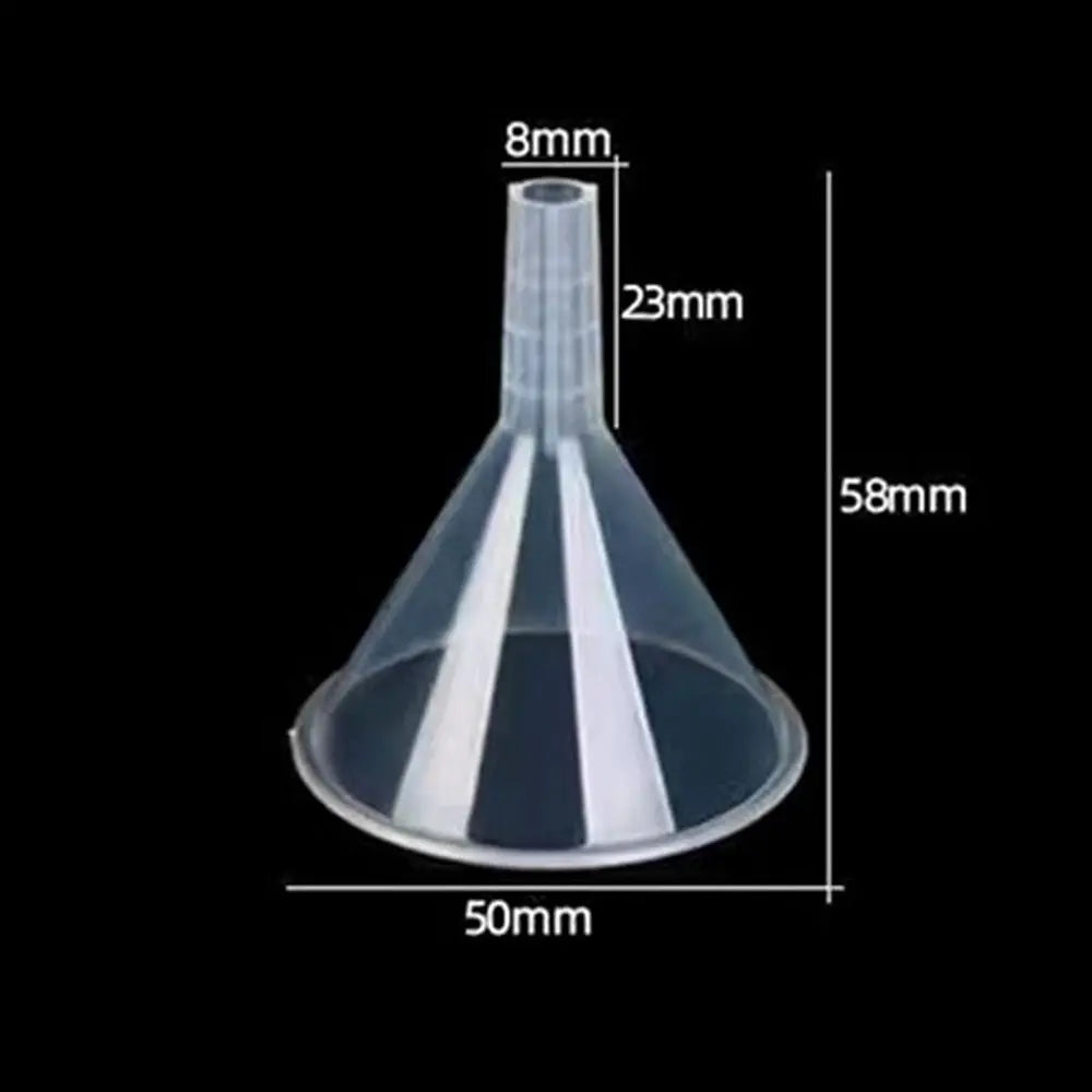 Clear Plastic Funnel Set