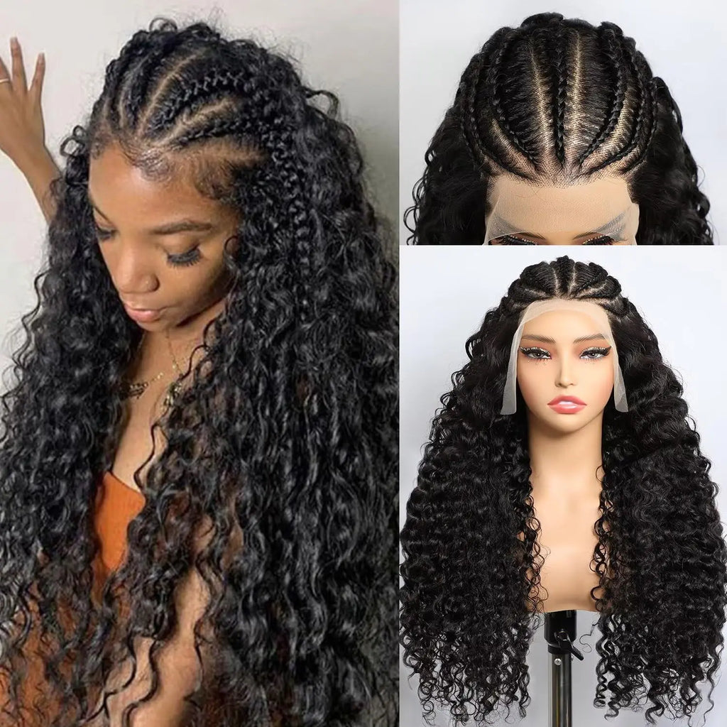 HD Lace Wig 13x6 Human Hair Natural Color Deep