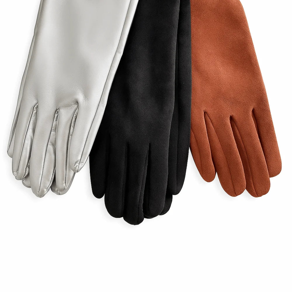 Cozy Windproof Long Gloves Touch Screen Capability Warm Insulated Gloves Thermal Insulation 5- Gloves Winter Season