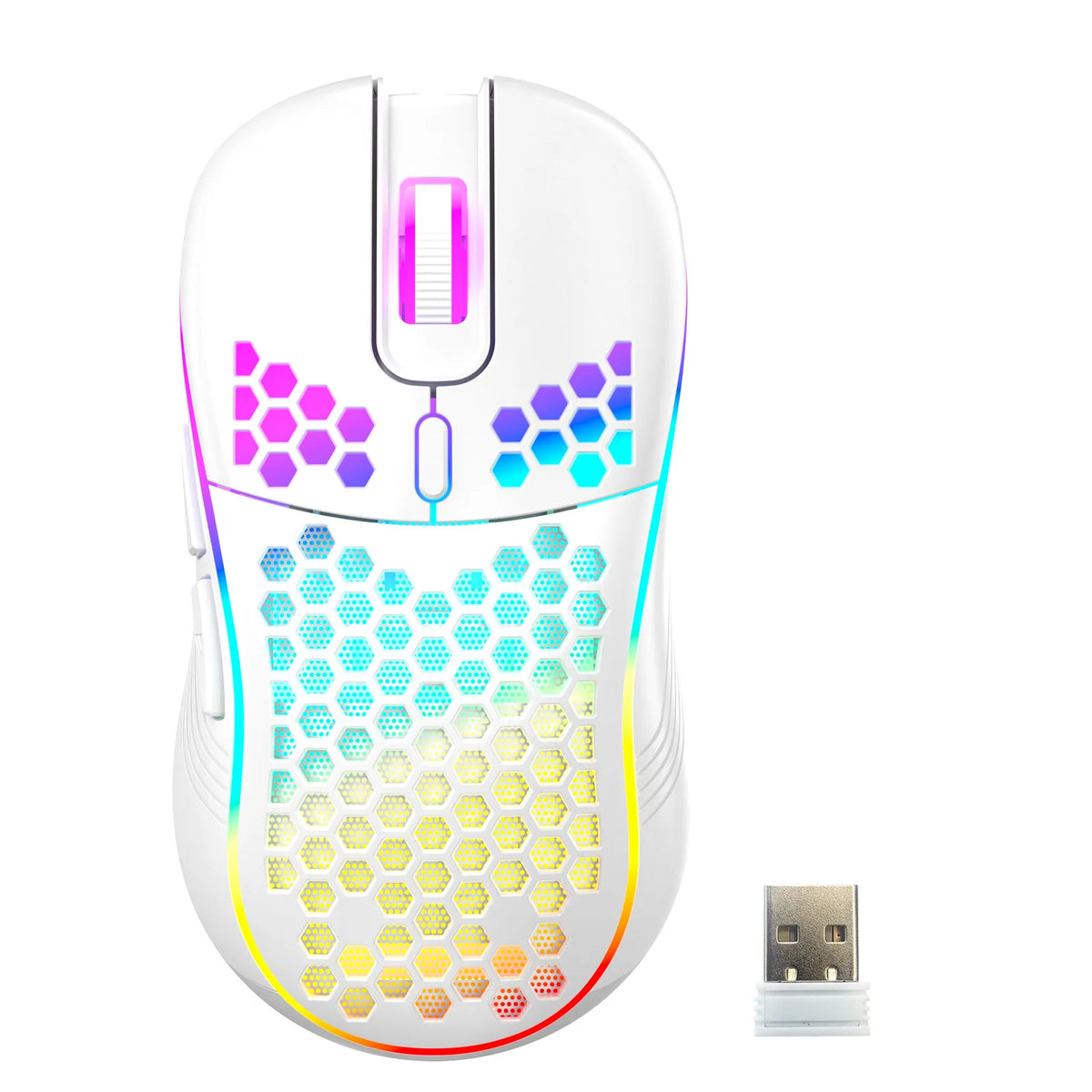 Honeycomb Wired RGB Gaming Mouse, 7200 DPI