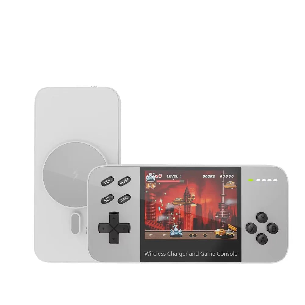 New game console with 1500 games, for Magsafe iPhone 17 16 15 14 13 12 Wireless Charger 5000mAh Power bank Phone backup battery