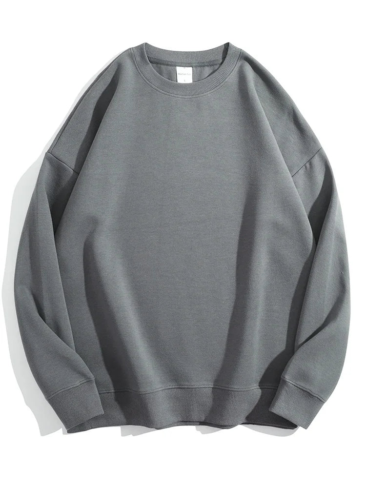 Autumn Oversized Sweatshirts Women Cotton Loose Pullovers Red O Neck Warm Sweatshirt For Women Oversize Winter Clothes Fleece