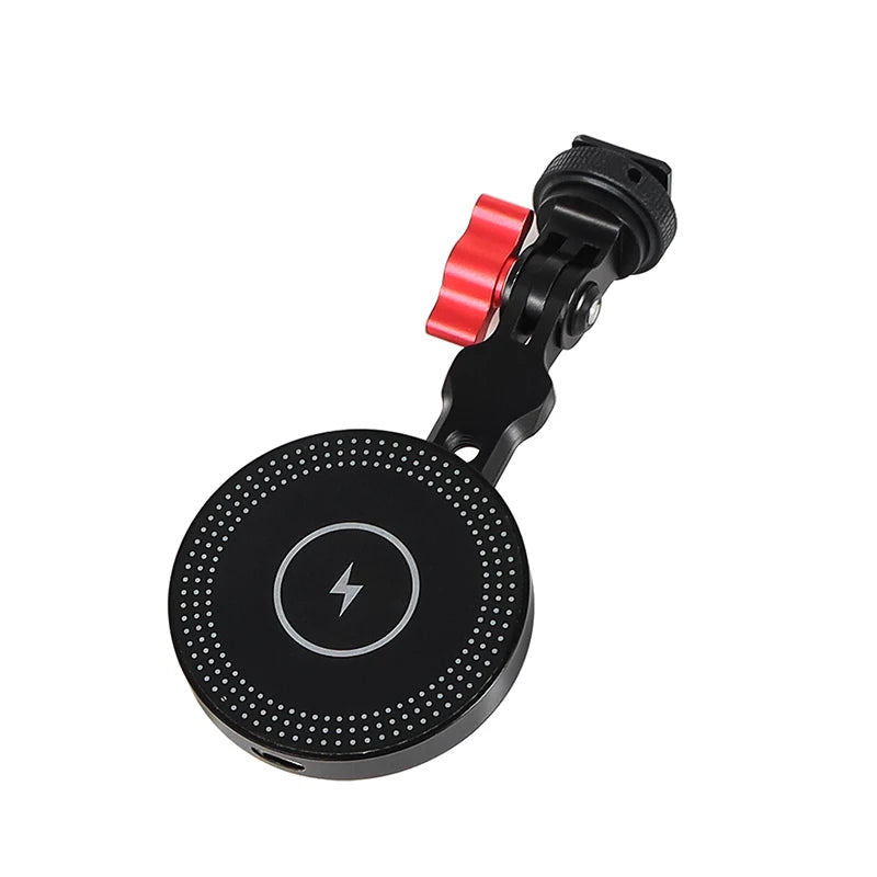 Mobile Phone Stand Holder Magnetic Wireless Charger 10W Tripod Adapter 1/4 Mount Cold Shoe for MagSafe Magnet Charging Station
