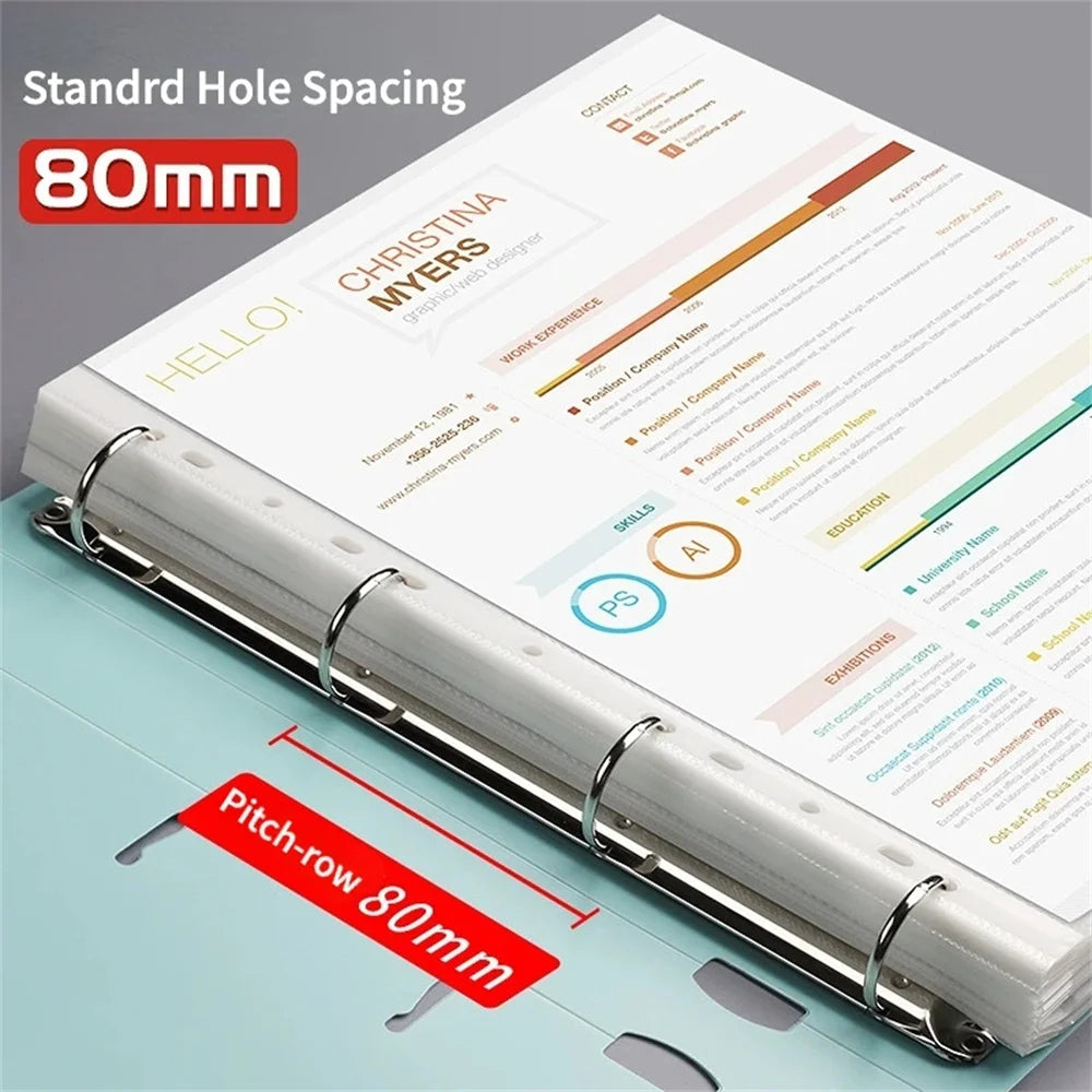 A4 Binder Folder, 240-Sheet Capacity