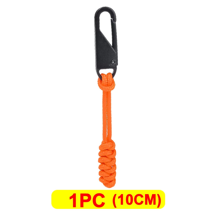 Universal Metal Zipper Pull Outdoor Bag Zipper Pull Head Umbrella Rope Woven Zipper Replaceable DIY Craft Sewing Tool Repair Kit