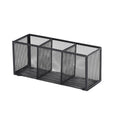 Metal Mesh Desk Organizer, Pen Holder, Pencil Holder, Office Supplies, 4 or 3 Compartments, Home and School Supplies, 1Pc
