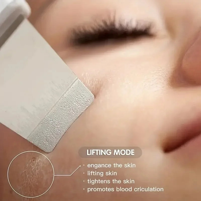 Facial Skin Scrubber Face Spatula Exfoliator Deep Cleansing Blackhead Remover Facial Lifting Cleaning Not Ultrasonic Skin Care