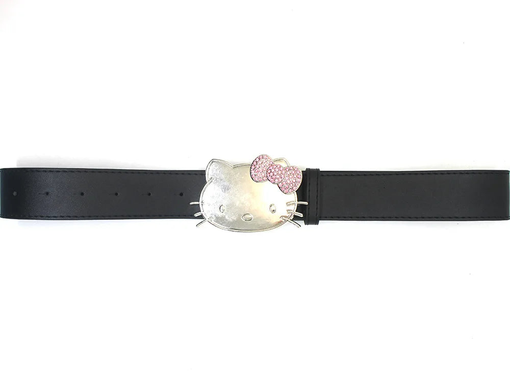 Korea Gothic Egirl Style Cat Metal Buckle Belt Men Women Y2K Belt
