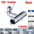 New 4 Modes Waterfall Faucet Aerator Extender Sprayer for Kitchen Sink Tap Waterfall Diffuser Water Saving Nozzle Bubbler Fit