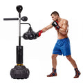 Height Adjustable Freestanding Boxing Bar with Swivel Bar and 2