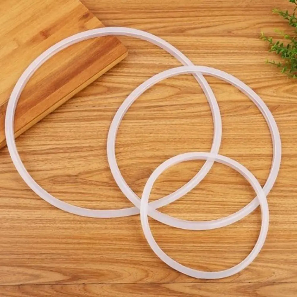 20-32cm Pressure Cooker Seal Ring Rubber Replacement Silicone Clear Gasket Kitchen Tool Heat Resistant