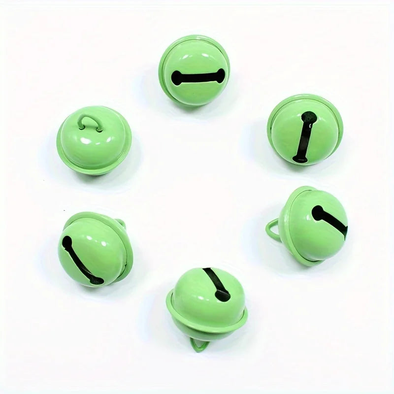 10-50pcs 17mm colorful Jingle Bells Iron Pendants Hanging Christmas Tree Ornaments Christmas Decorations Party DIY