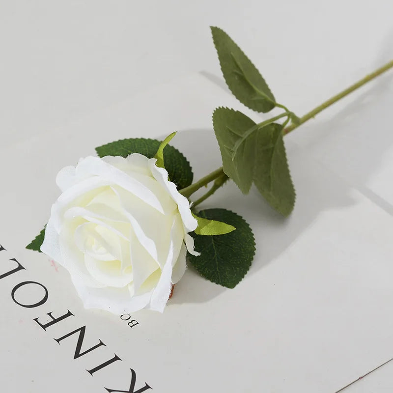 3/5/10/20pcs Silk Artificial Roses Flowers Bouquet Beautiful Fake Roses for Wedding Home Decor Fake Flowers Valentine's Day Gift
