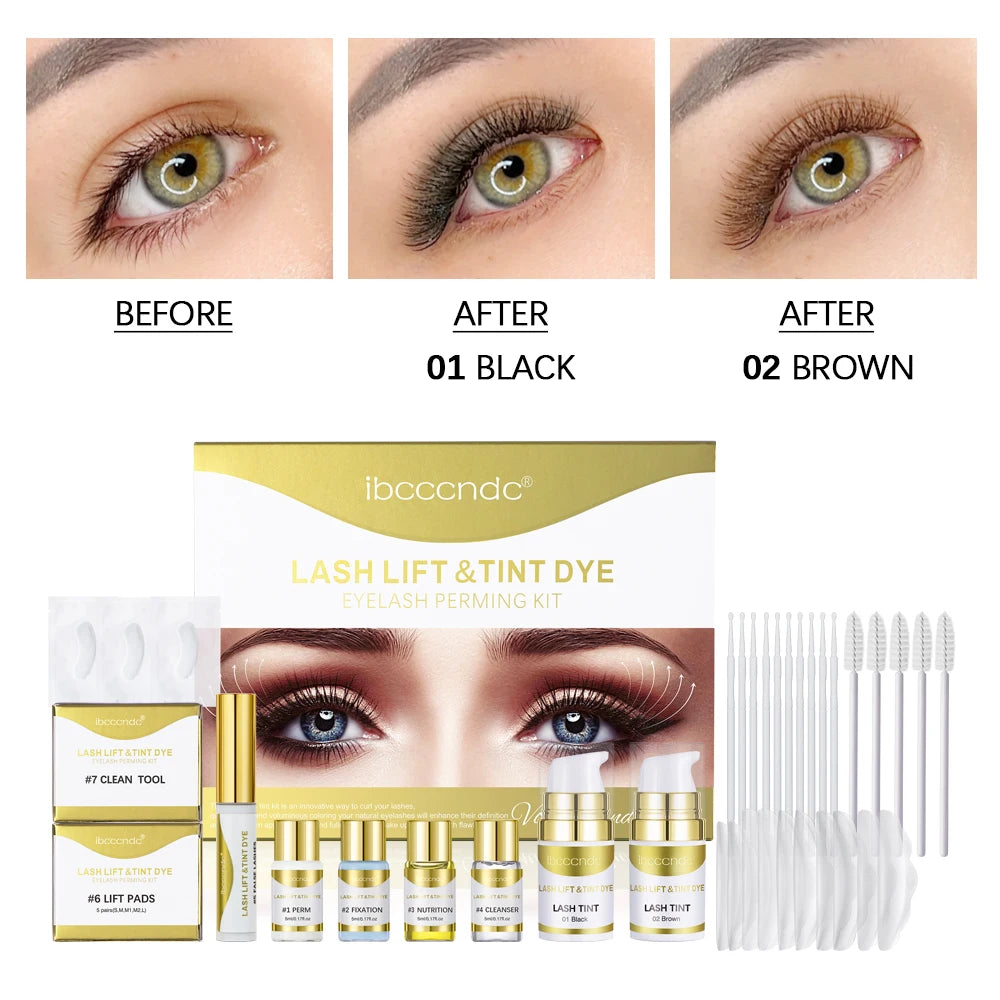 Upgraded Lash Lift &amp; Tint Kit Semi Permanent Eyelash