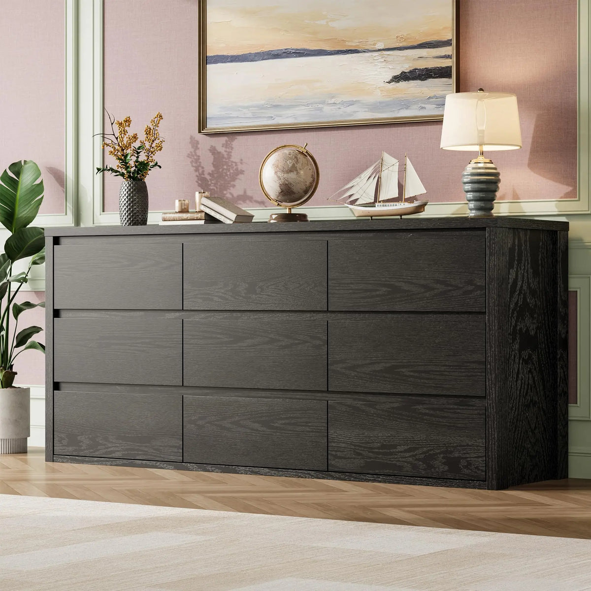GarveeLife Modern 9 Drawer Dresser for Bedroom – Wide