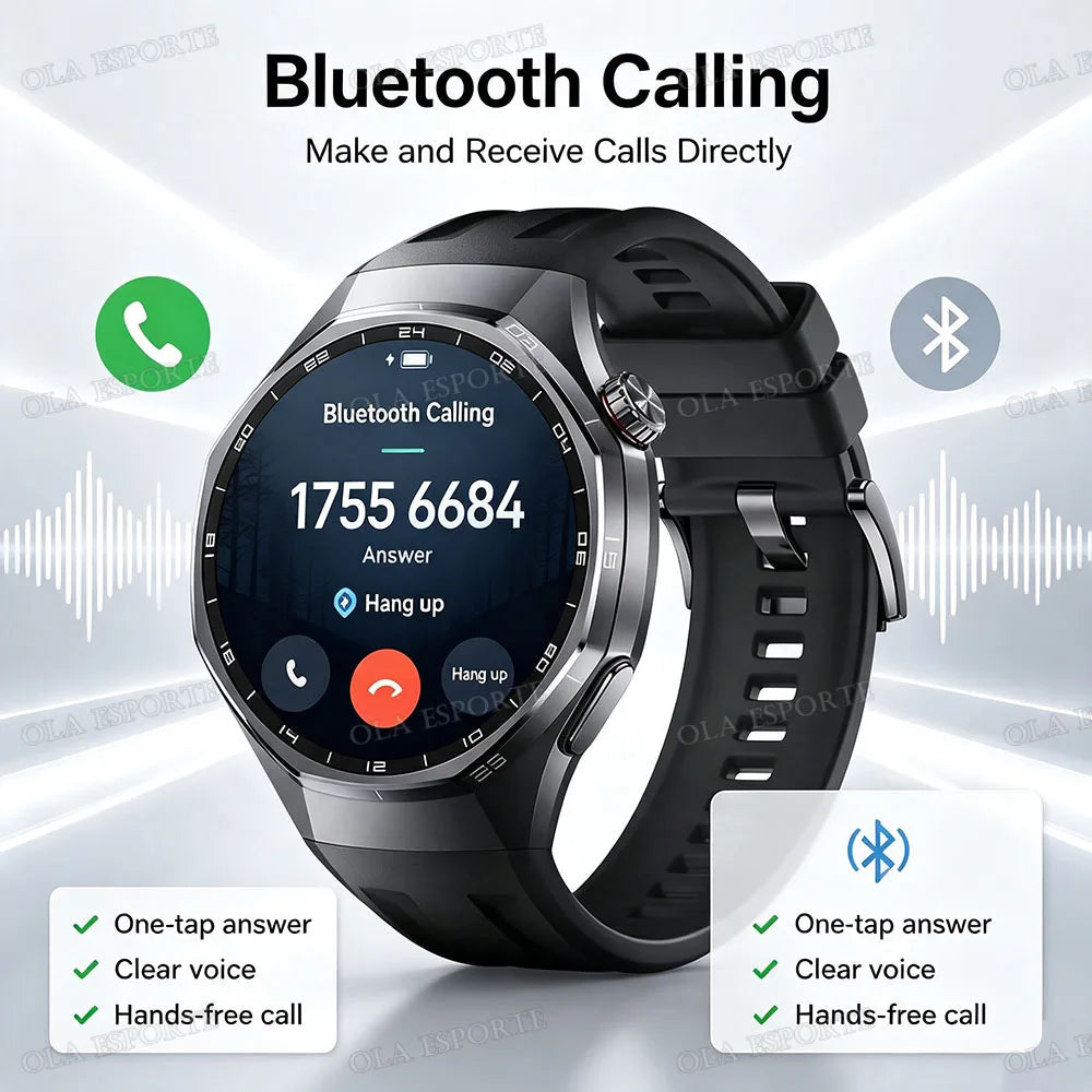 Watch 6 Pro Smart Watch for Men Women Amoled