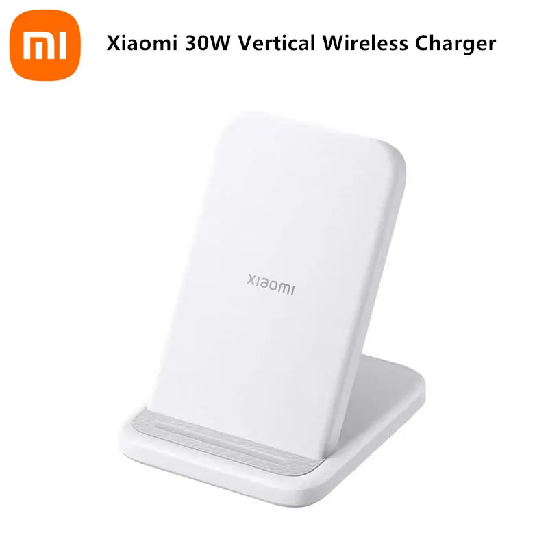 Xiaomi Mi 30W Vertical Wireless Charger Fast Charging For Xiaomi 15/14/13/12 Series For Redmi K70/K60 Series For iPhone Series