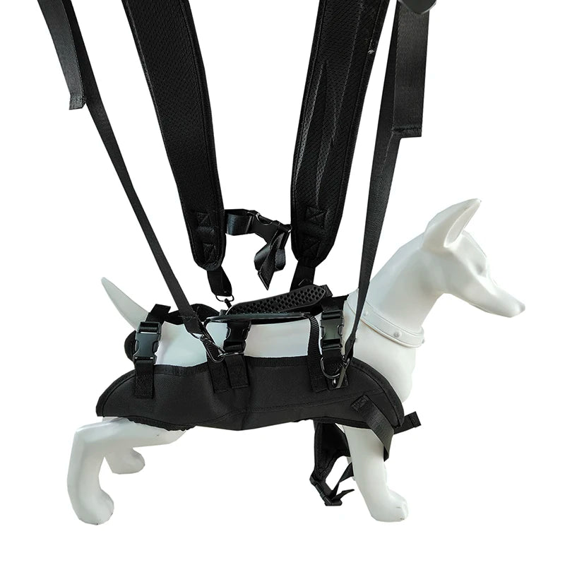 Pet Backpack Carrier Multi-Functional Airbag Shoulder Strap Outdoor Walking Support Stretcher Bag Cycling Dog Backpack