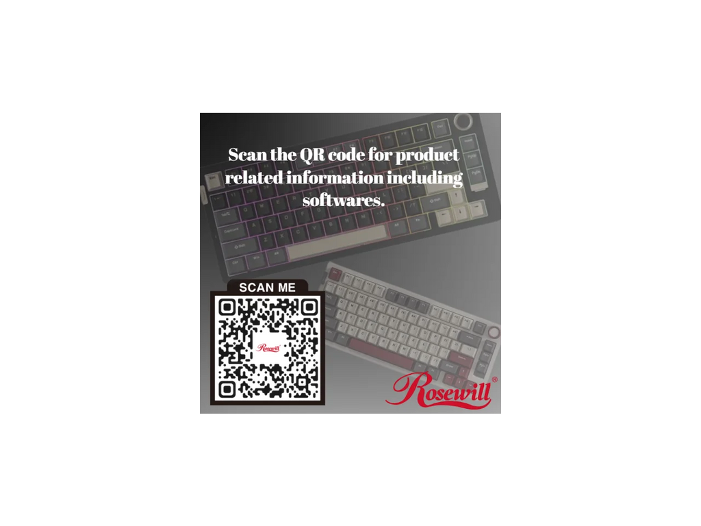 Rosewill Neon S75 Wireless Mechanical Gaming Keyboard USB-C