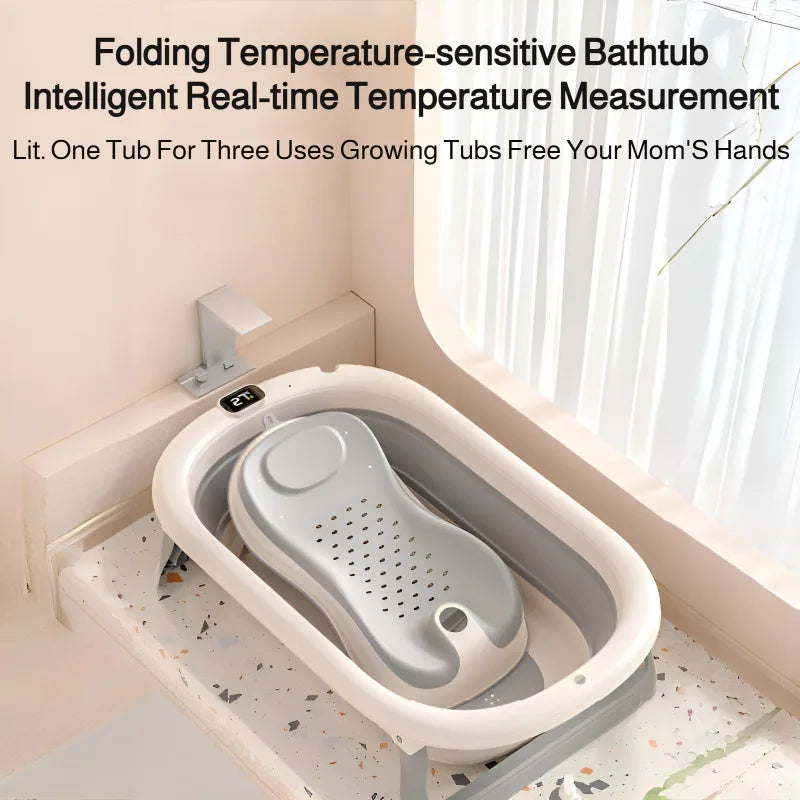 Foldable Baby Bathtub for Infants and Toddlers