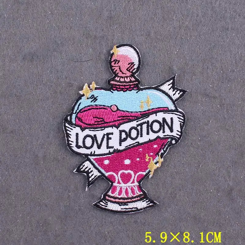 Devil Patch Iron On Patches For Clothing Thermoadhesive Patches On Clothes DIY Gothic Embroidery Patch Stripe Badges On Backpack