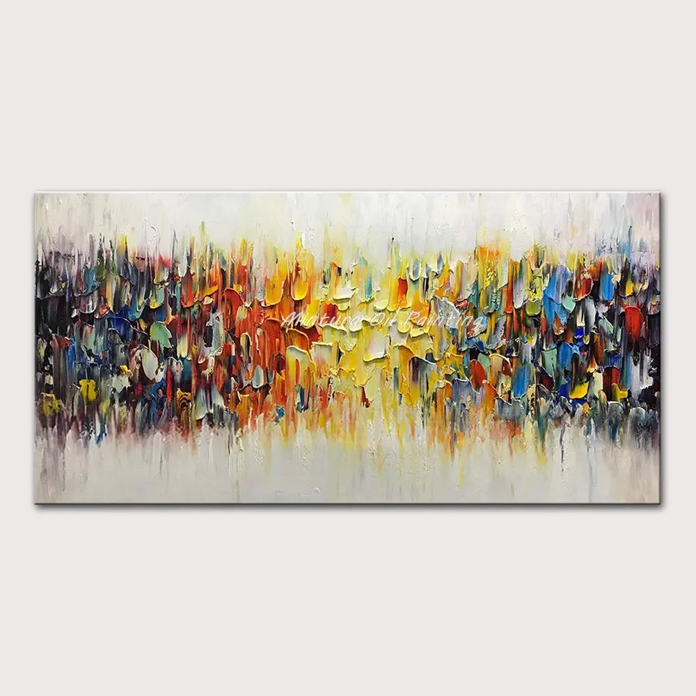 Classic Abstract Aesthetics Wall Art Block Texture HD Oil On Canvas Posters And Prints Home Bedroom Living Room Decoration Gifts