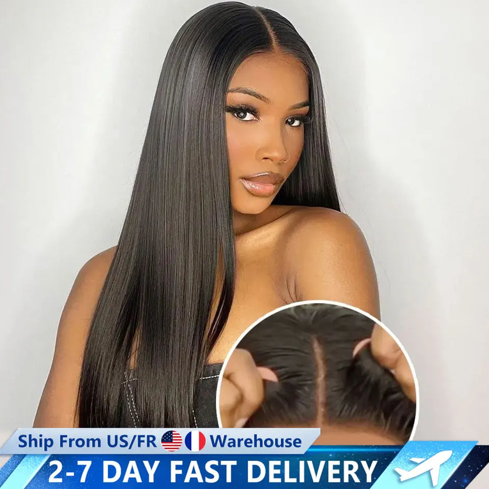 Glueless Wig Human Hair 6X4 5X5 Pre Cut Lace