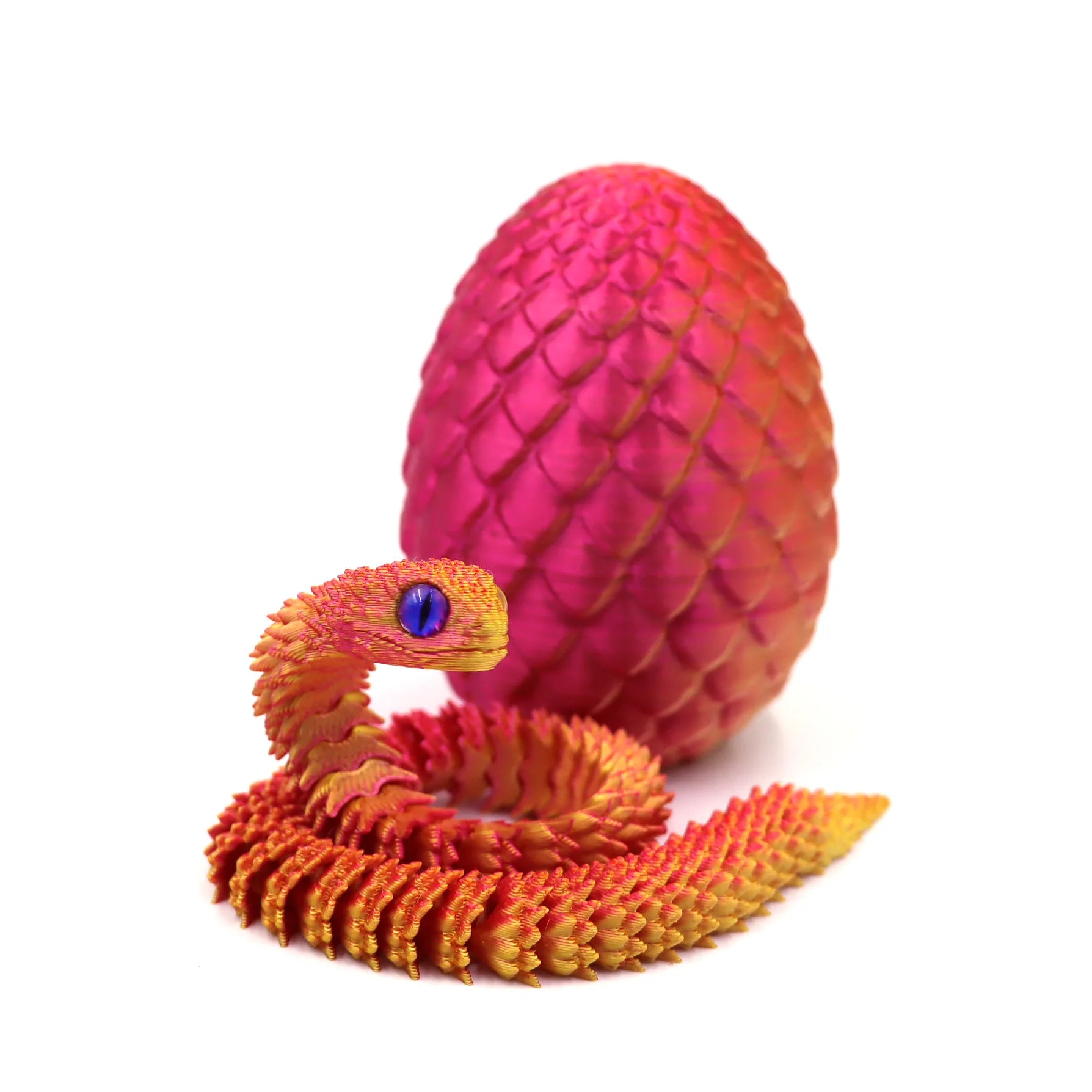 3d Printed Toys Home Decoration Desktop Decorations Anime Figures Articulating Home Decor Items 3D Printing Snake Eggs Rotating