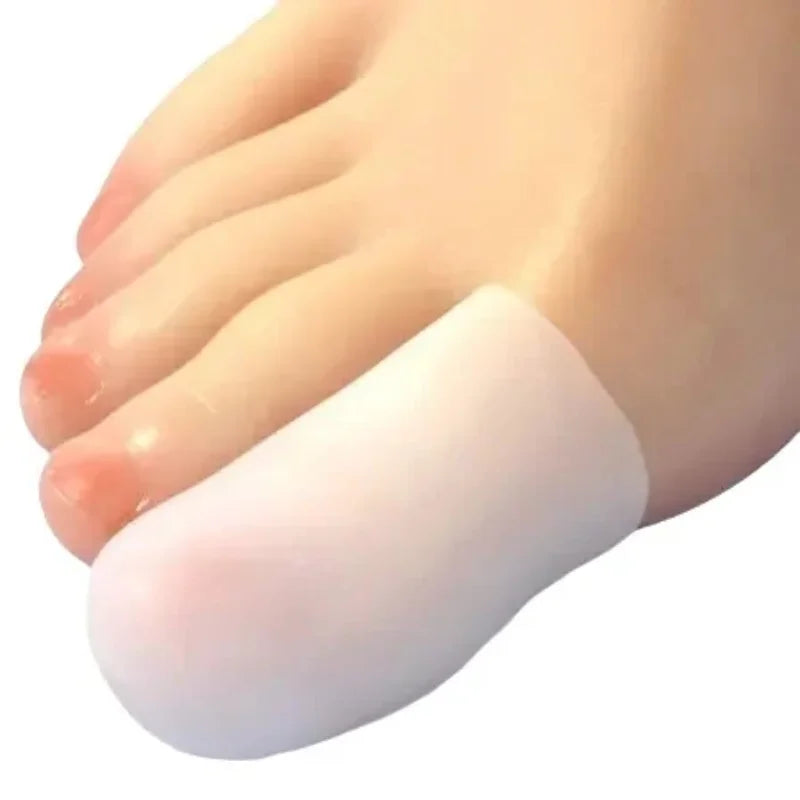 1/10/100Pairs Big Toe Caps Gel Toe Covers Protect from Rubbing Ingrown Toenails Corns and Blisters Foot Care Protectors