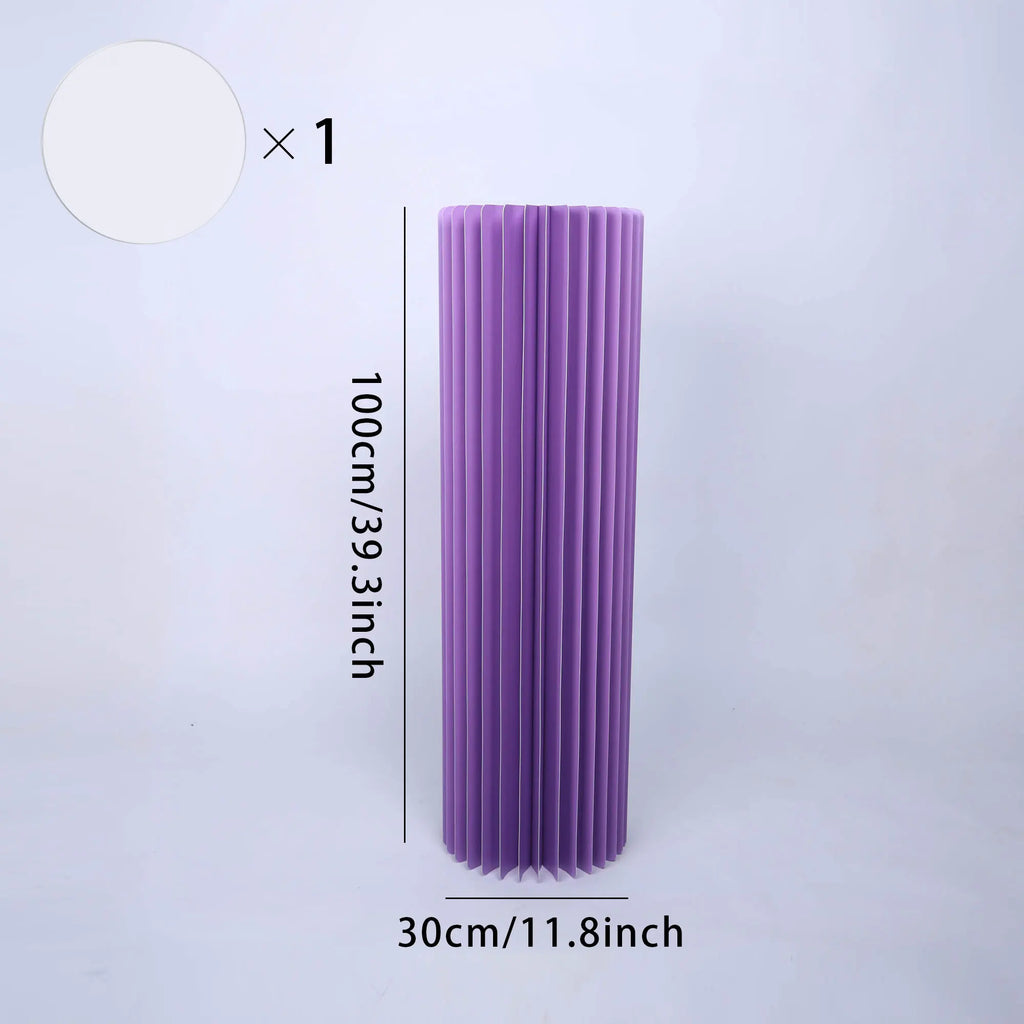 Centerpieces Cardboard Vases Foldable Cardboard Display Columns Stand for Wedding Birthday Party Backdrop Cupcake Decorations