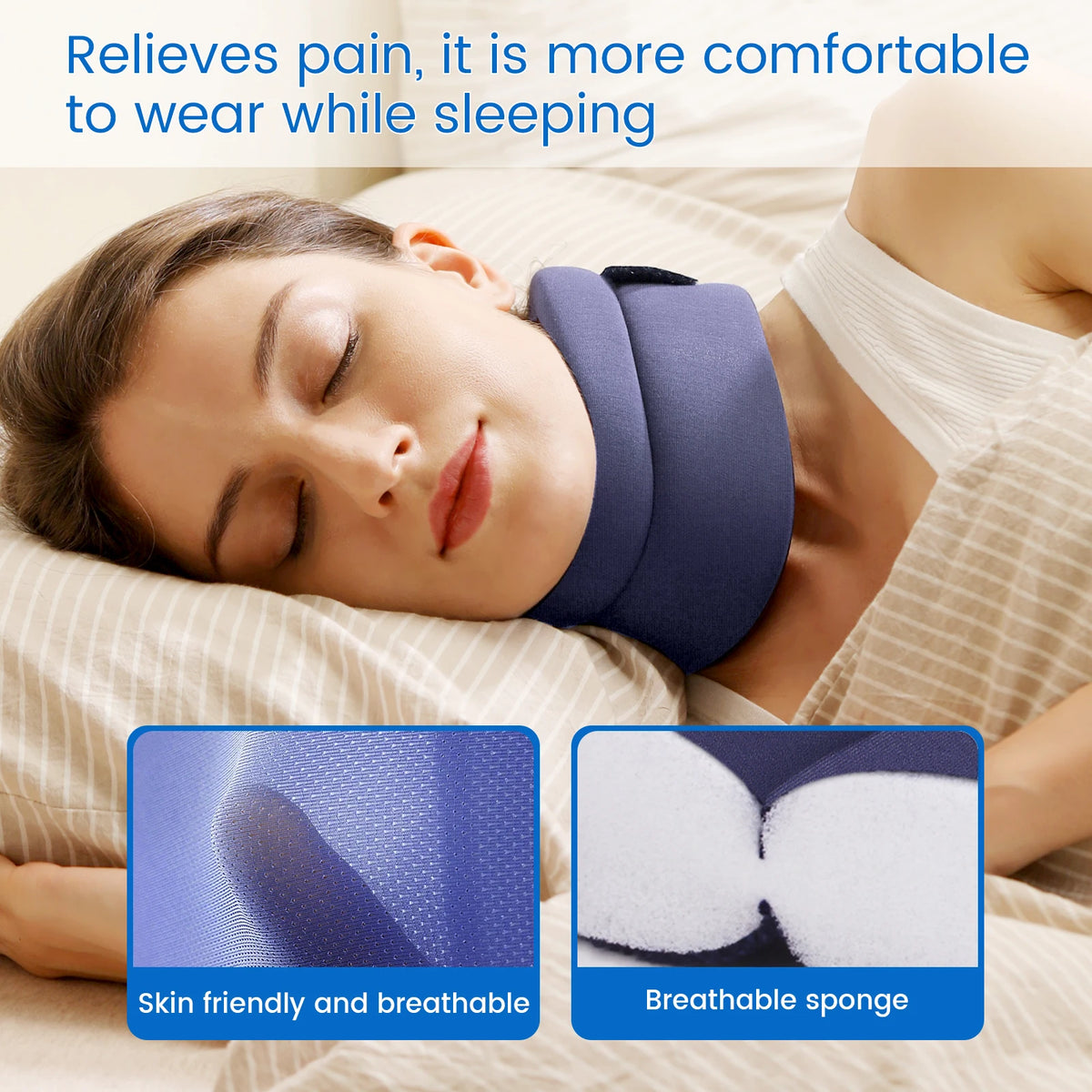 VELPEAU Foam Neck Support Brace for Neck Pain and