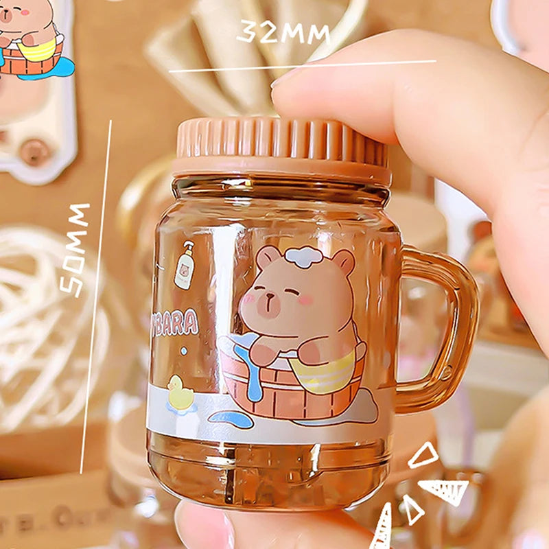 Kawaii Portable Capybara Pencil Sharpener Creative Cartoon Pencil Sharpener