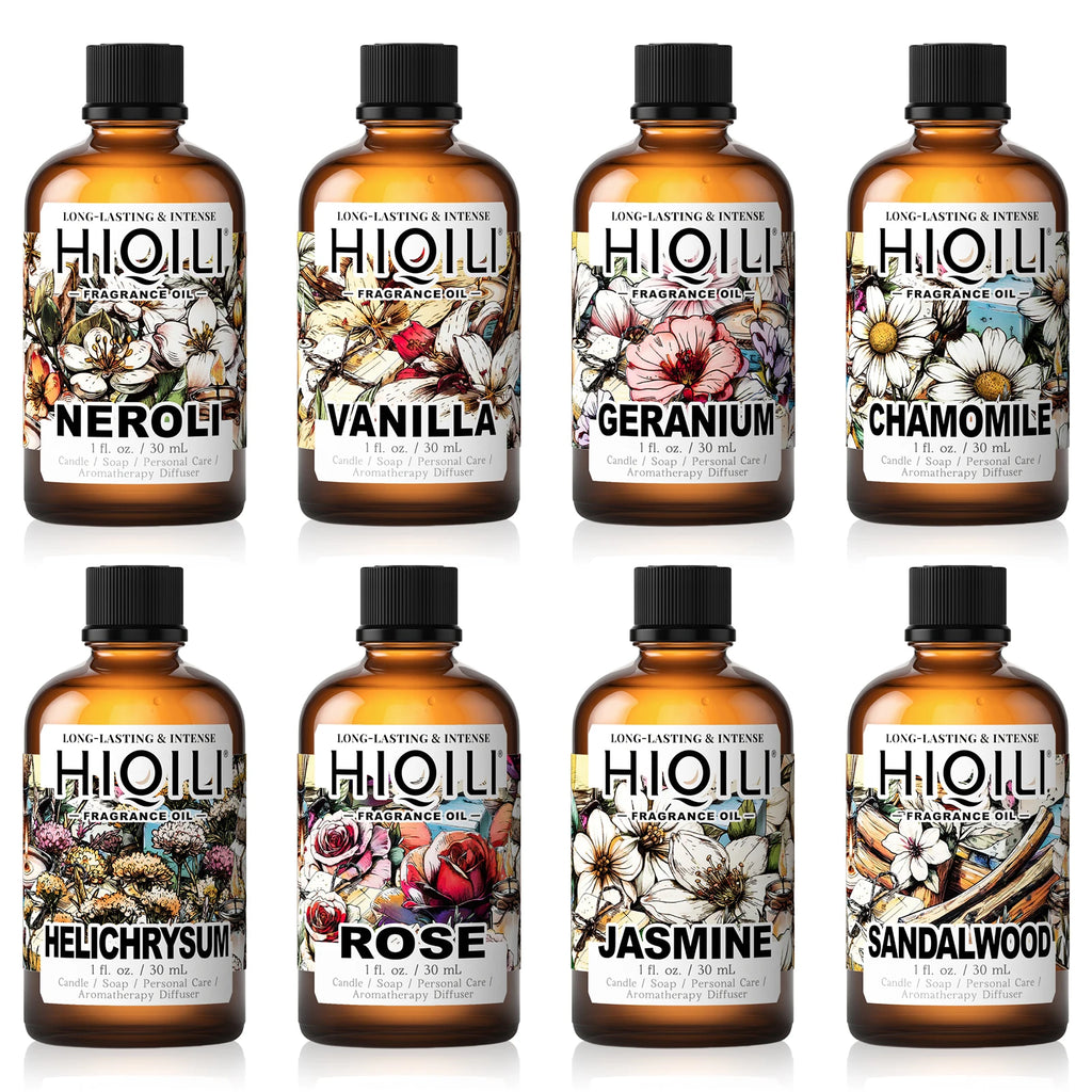 HIQILI Helichrysum Fragrance Essential Oil 30ml Aromatherapy Diffuser Skin Care Hair Perfume Oil Body Mist Moisturizer Gift