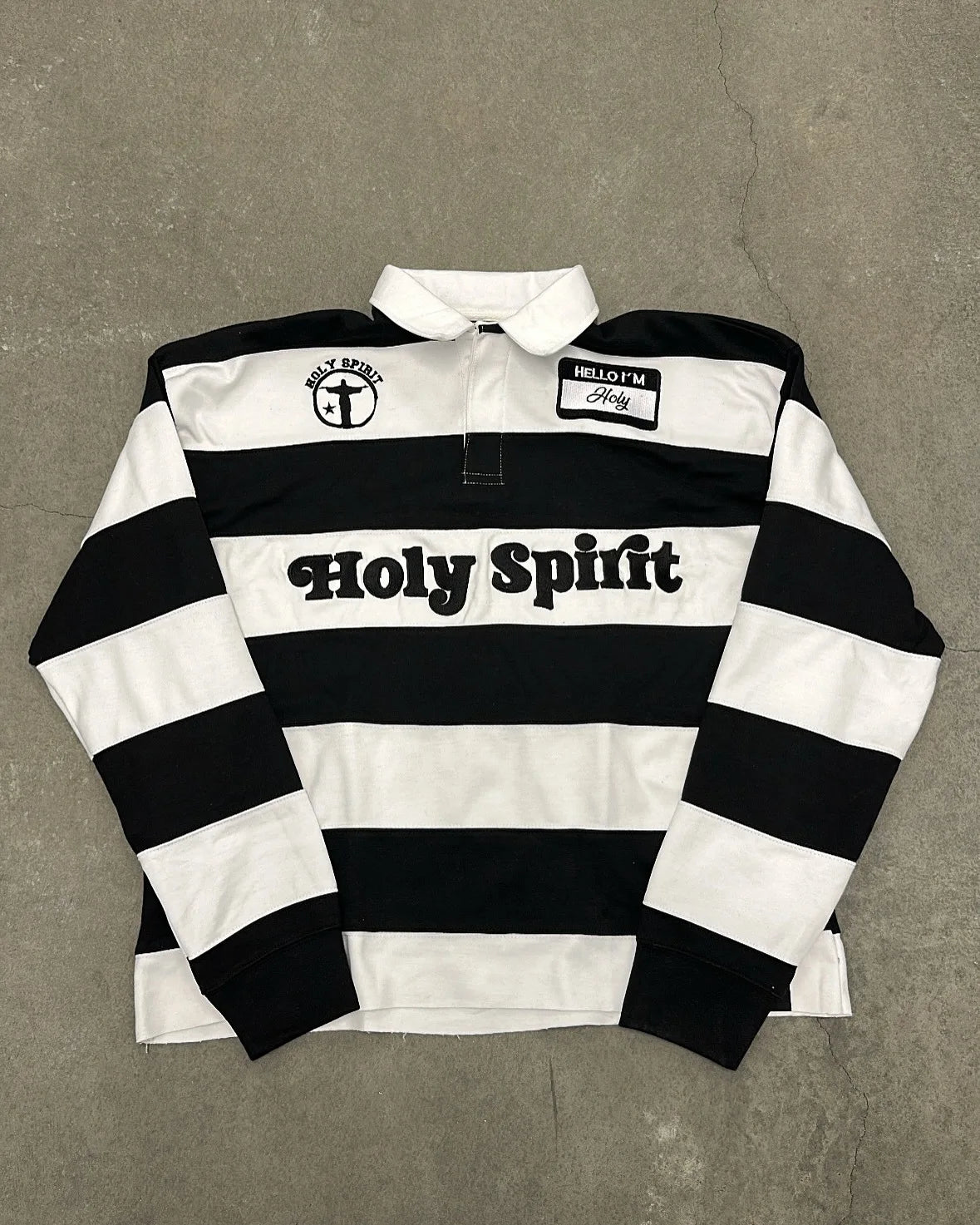 Street style letter embroidered long-sleeved men and women loose sweatshirt long-sleeved American retro casual top