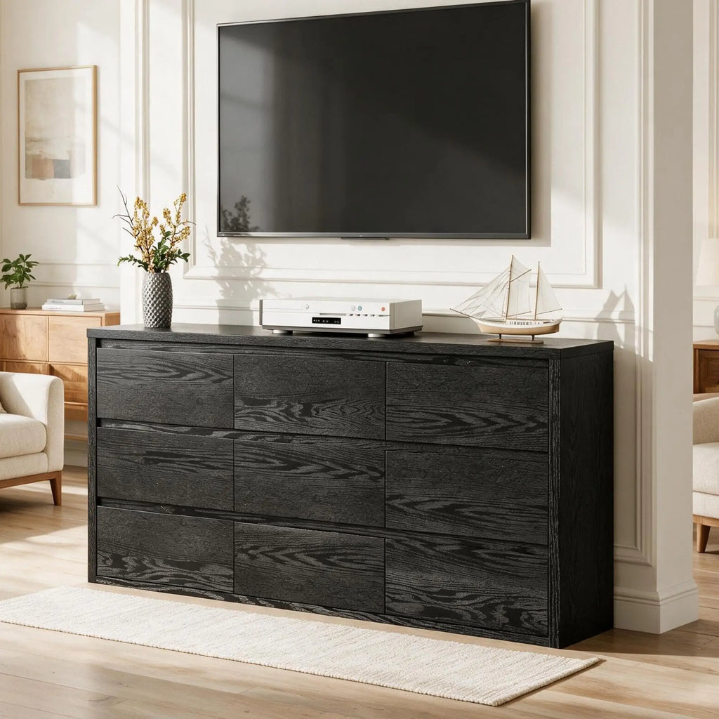 GarveeLife Modern 9 Drawer Dresser for Bedroom – Wide