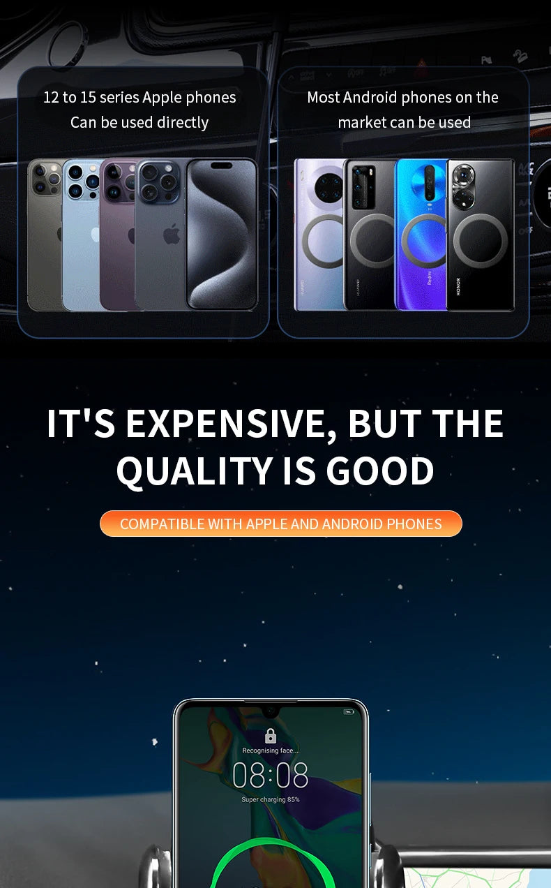 For Dongfeng Nammi Box 2024 Nammi Box EV Car Phone Holder Wireless Charger Screen Navigation Modification Interior 12.8 Inch