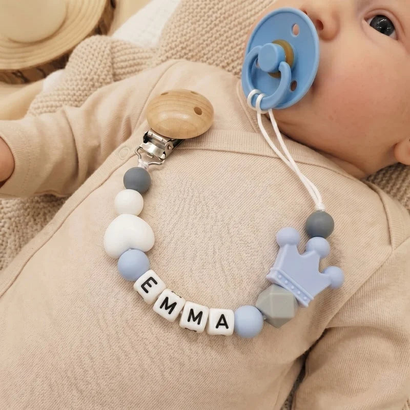 Personalized Name Pacifier Clip