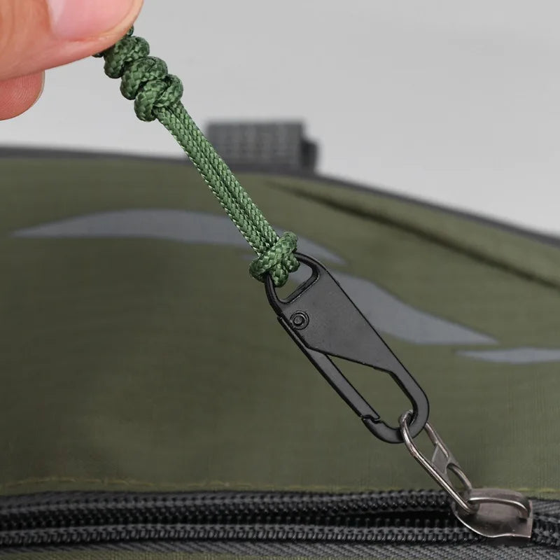 Universal Metal Zipper Pull Outdoor Bag Zipper Pull Head Umbrella Rope Woven Zipper Replaceable DIY Craft Sewing Tool Repair Kit
