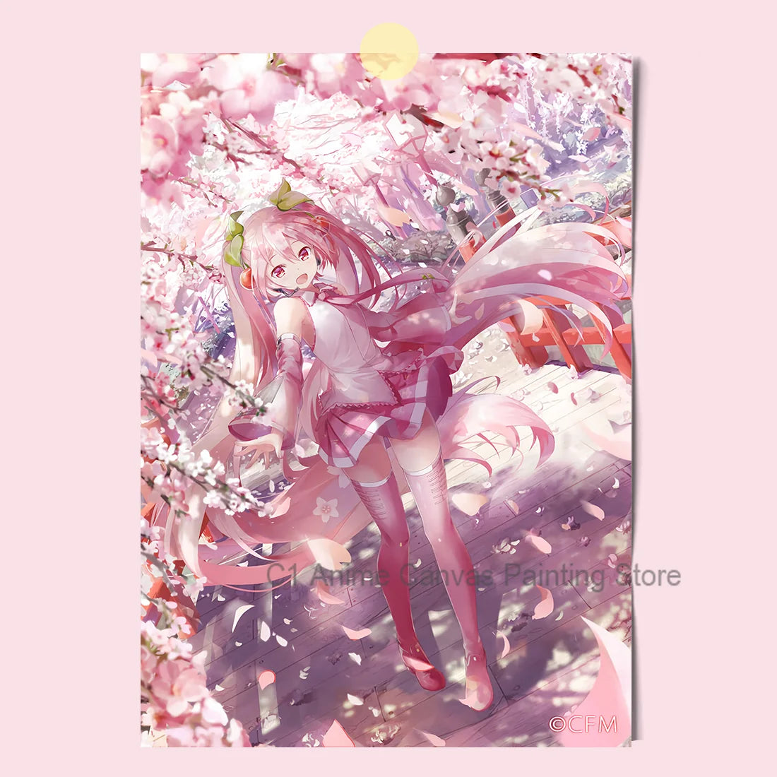 Hatsune Miku Anime Poster MIKU Magazine Bedroom Dormitory Studio Decorative Painting Photography Wallpaper DIY Gift