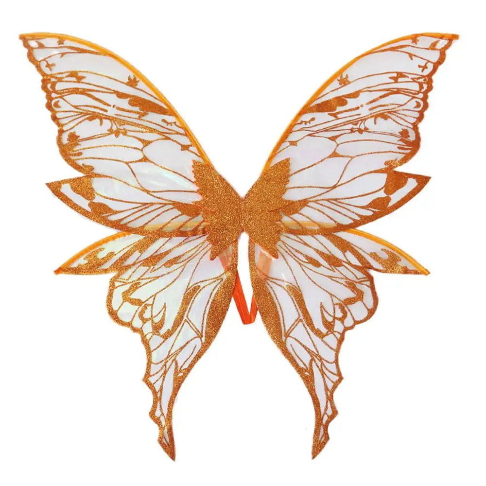 Adults Fairy Wings Girls Sparkling Angel Wings  Costume Wings for Halloween Costume Dress up Party Favor Christmas Gift