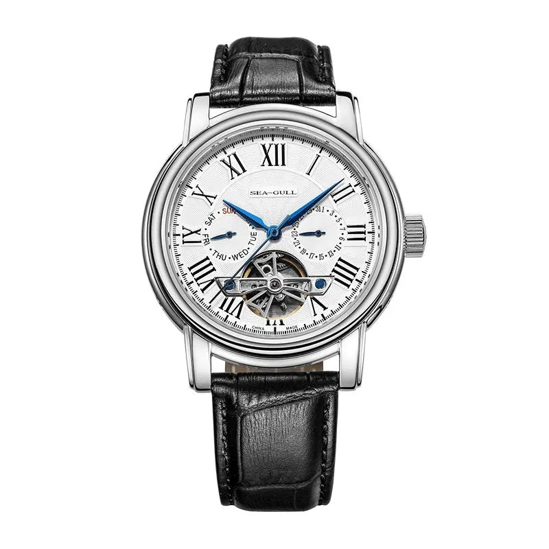 Seagull Luxury Watch Business Waterproof Male Clock Date Stainless
