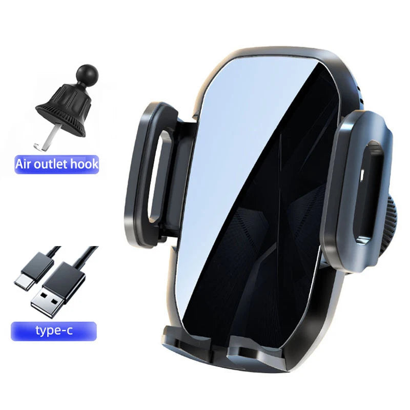 2025 15w Car wireless charger Gravity Air Vent Car Phone Mount Car Phone Holder Gravity Air Vent Car Phone Mount