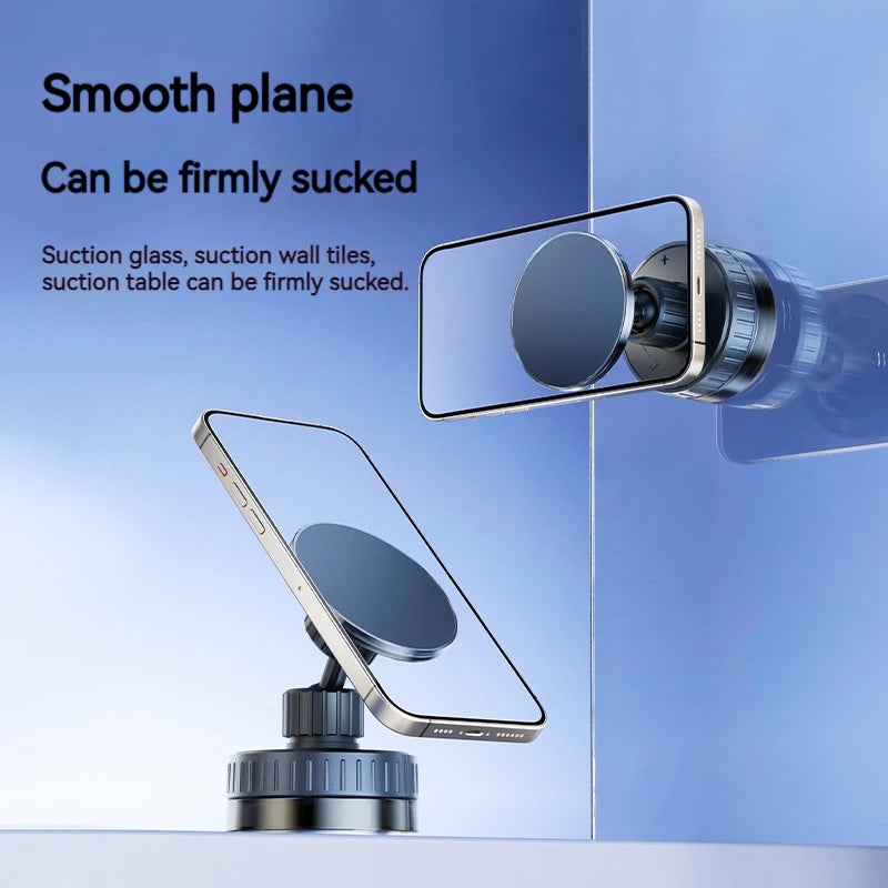 Universal Magnetic Phone Wireless Charger Holder Sucker in Car Home Mirro Gym Bath for Iphone 16 15 14 13 12 11 Pro Max Samsung