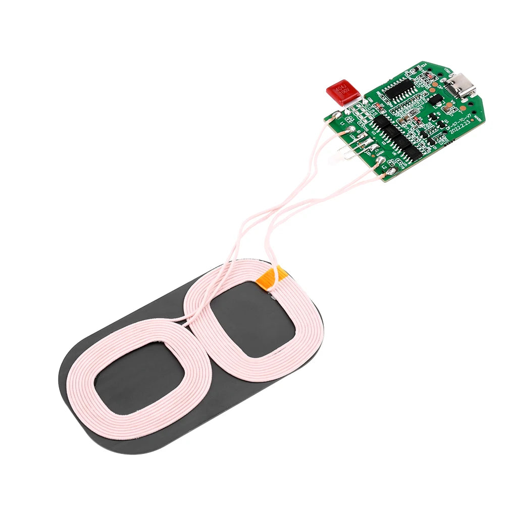 5~15W Adaptive Wireless Charging Module Charging Protection Board Equalizer Module QI Fast Charging Board DIY Wireless Charger