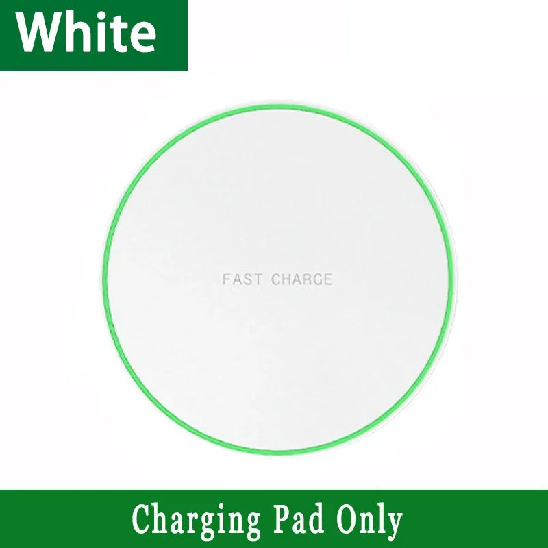 Wireless Charger Pad For iPhone 17 16 15 14 13 12 11 X Pro Max XR 8 Samsung Xiaomi Huawei LG Phone Fast Charging Docking Station