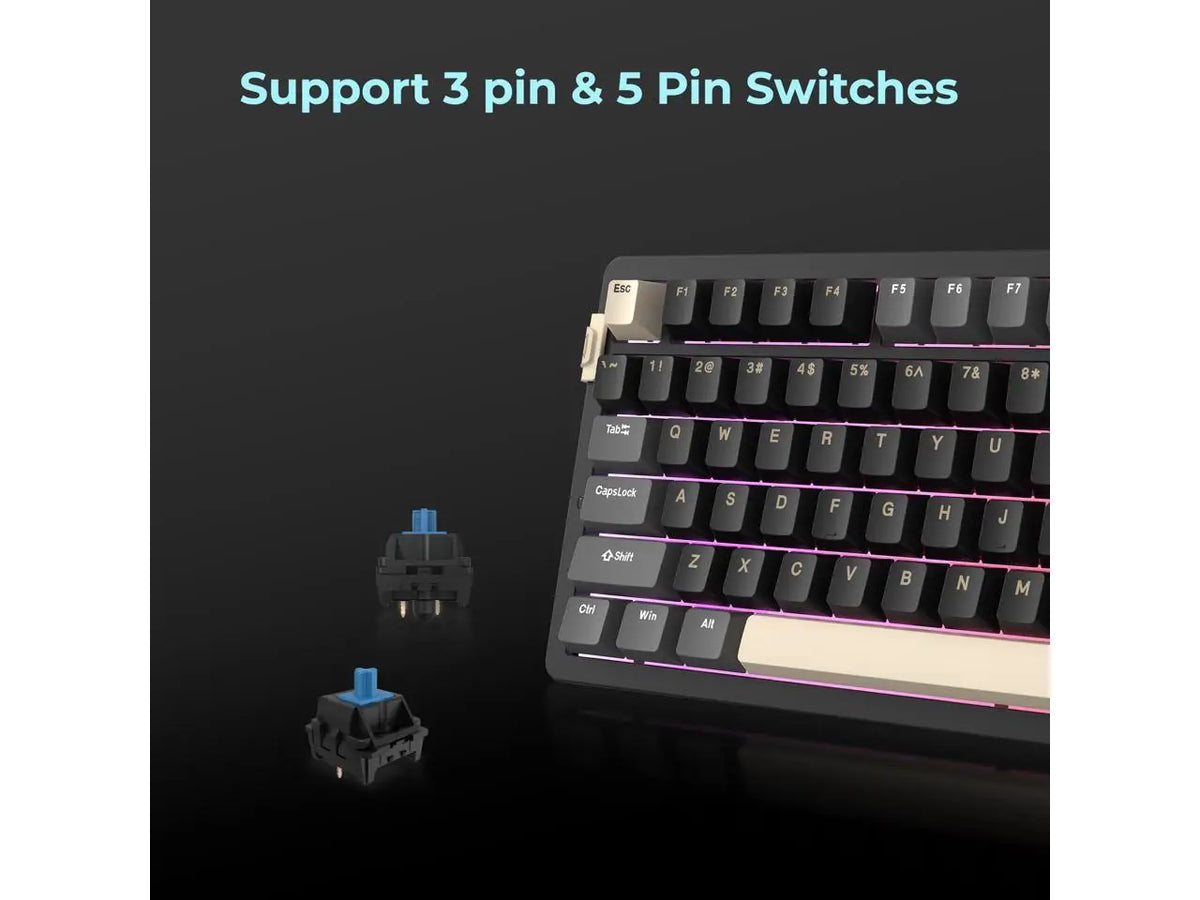 Rosewill Neon S75 Wireless Mechanical Gaming Keyboard USB-C