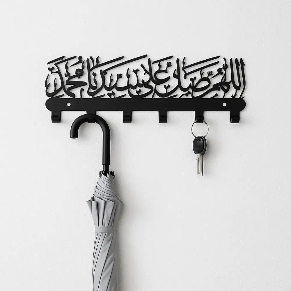 Practical Rust-Resistant Wall-Mounted Keys Holder Durable Stylish Towel Coat Rack Decorative Towel Holder For Entryway